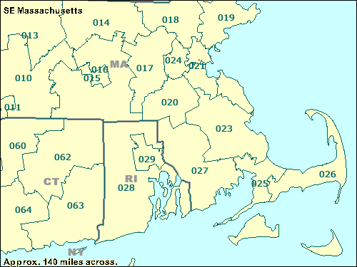SE Massachusetts