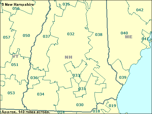 S New Hampshire