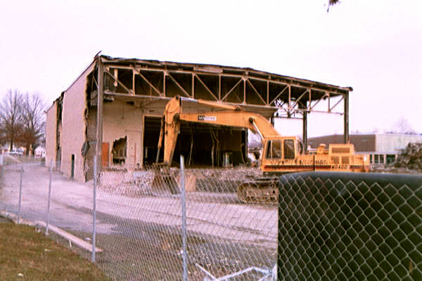 Ridley Community Center demolition - NE stage