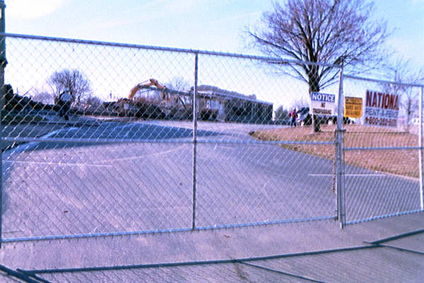 Ridley Community Center demolition - E exit
