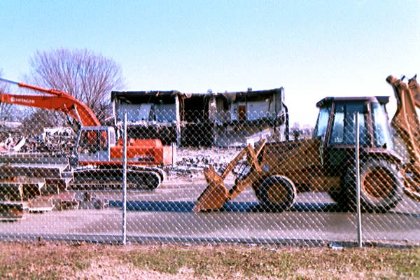 Ridley Community Center demolition - NW