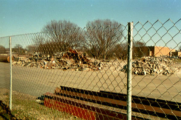 Ridley Community Center demolition - NW