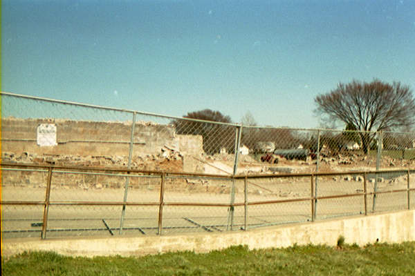 Ridley Community Center demolition - W foundation