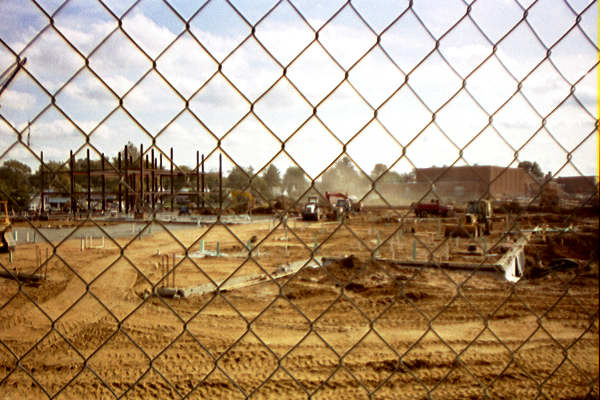 Ridley High School construction - N foundation