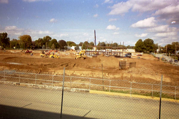 Ridley High School construction - SE drive