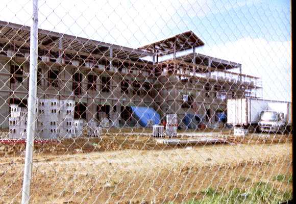 Ridley High School construction - NE entry