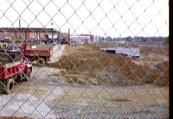 Ridley High School construction - NW extent