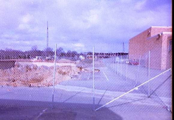 Ridley High School construction - SW brink