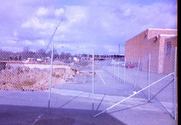 Ridley High School construction - SW crane