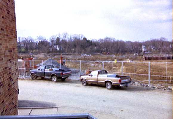 Ridley High School construction - SW drive