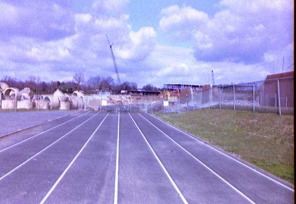 Ridley High School construction - SW track