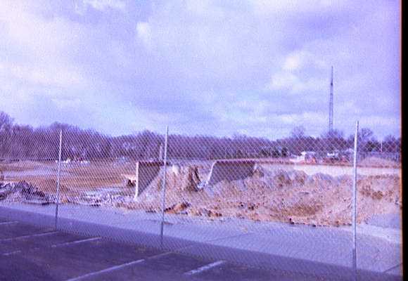 Ridley High School construction - SW wall