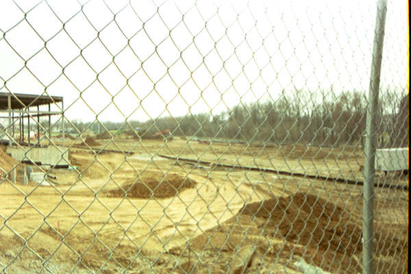 Ridley High School construction - NW drive