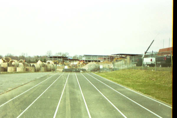 Ridley High School construction - SW pipes