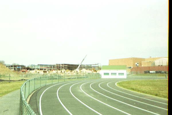 Ridley High School construction - SW track