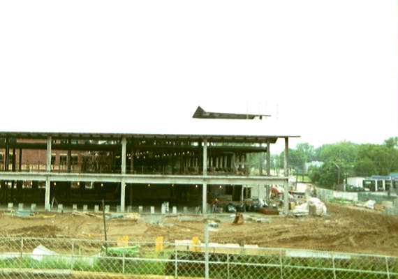 Ridley High School construction - SE apertures