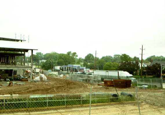 Ridley High School construction - SE drive