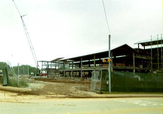 Ridley High School construction - SE gateway