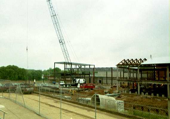 Ridley High School construction - SW auditorium