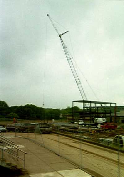 Ridley High School construction - SW drive