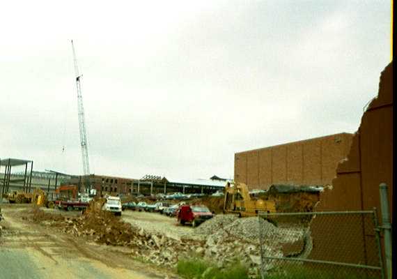 Ridley High School construction - SW parking