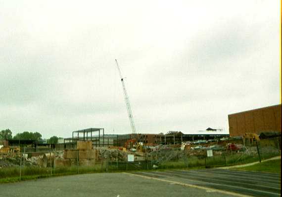 Ridley High School construction - SW pipes