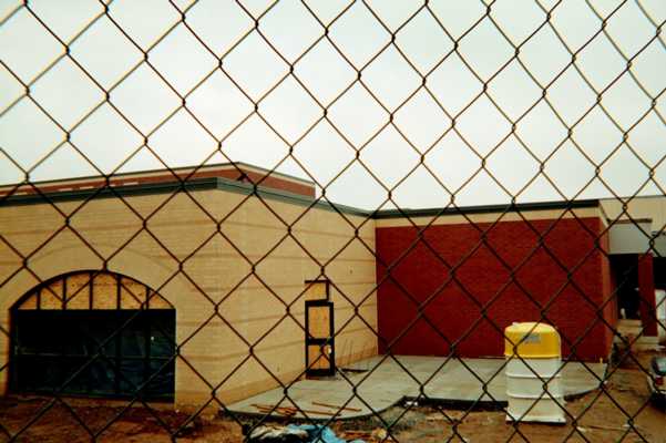 Ridley High School construction - N patio