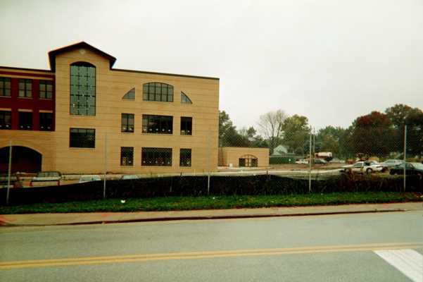 Ridley High School construction - NE arches