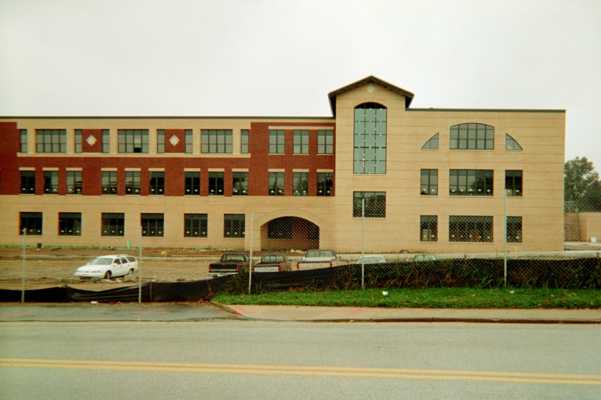 Ridley High School construction - NE entry