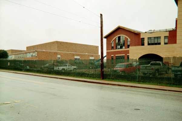 Ridley High School construction - SE library