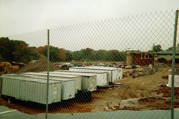 Ridley High School construction - SW trailers