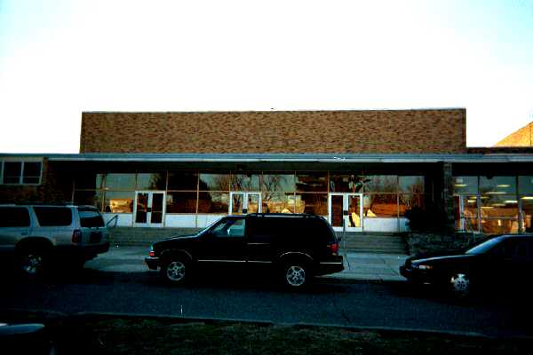 Ridley High School exterior - NE entry auditorium